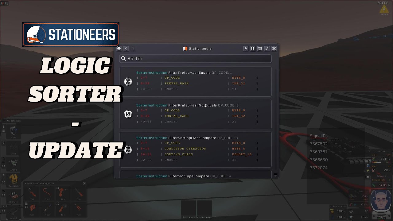 Stationeers IC | Logic Sorter - Update - Die ersten Experimente
