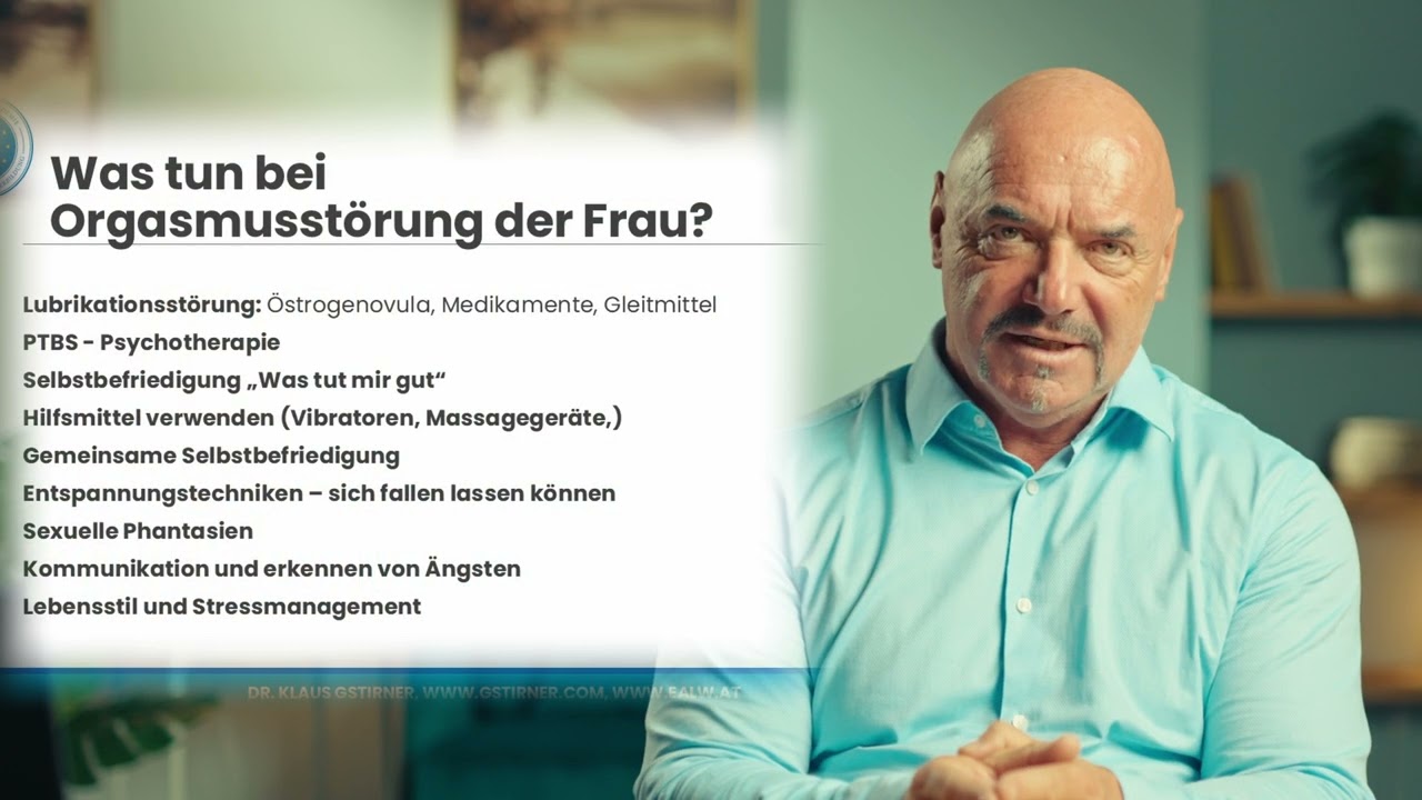 Dr. Gstirner Praxistipp: Weibliche Orgasmusst&ouml;rung