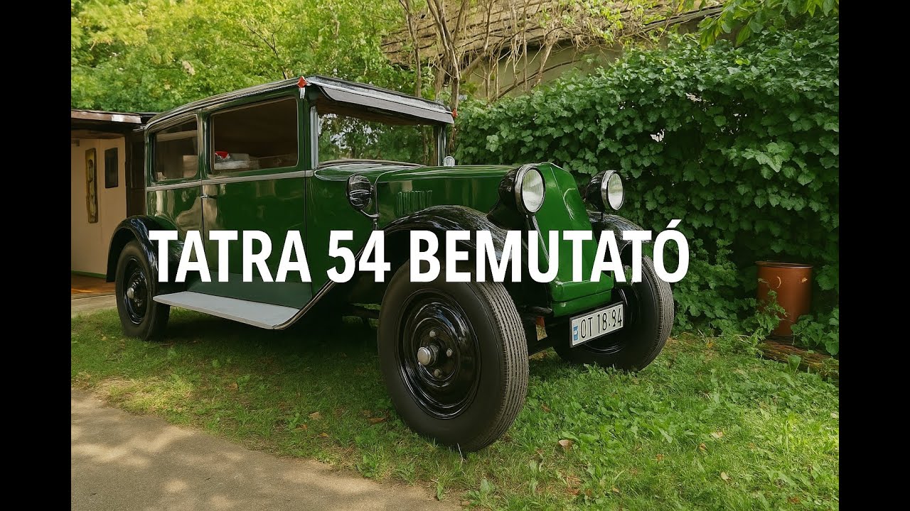 Tatra 54 bemutat&oacute; | &Eacute;lm&eacute;nybesz&aacute;mol&oacute; Dr. Kiss D&aacute;vid S&aacute;ndort&oacute;l
