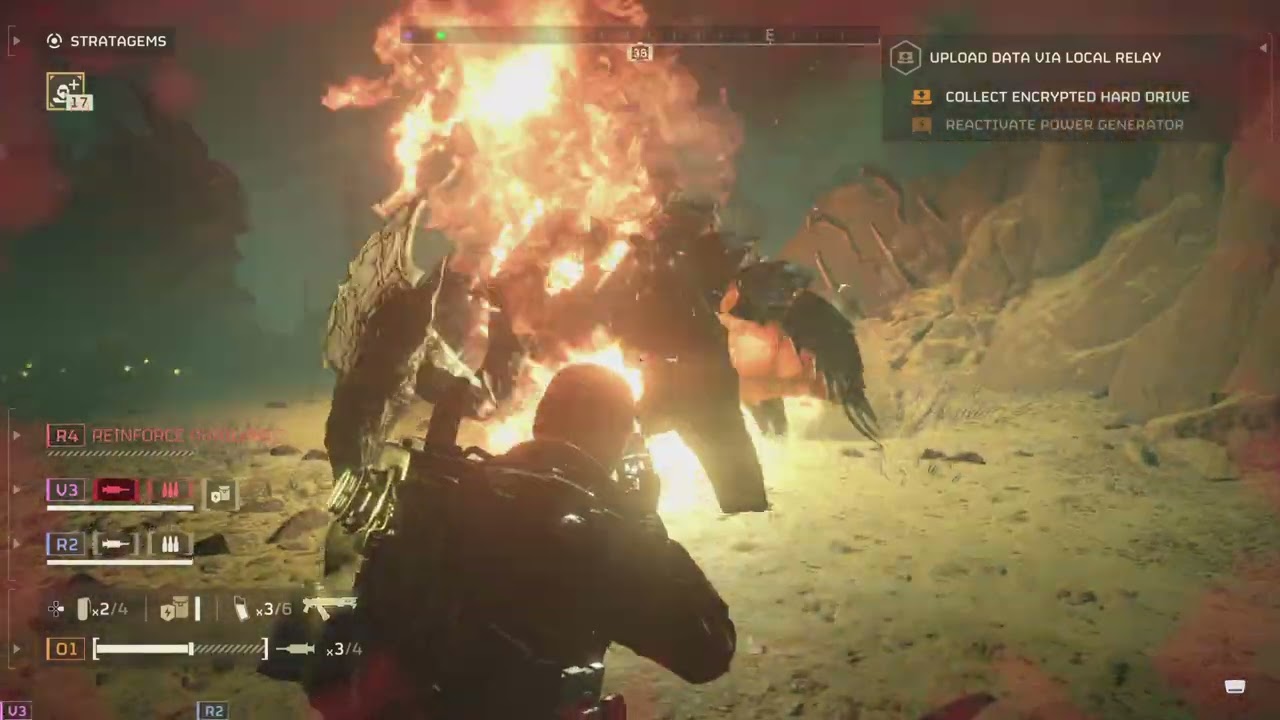 HELLDIVERS 2 Termanids can't handle the Torcher. Part 1/3 Upload Data on Darius