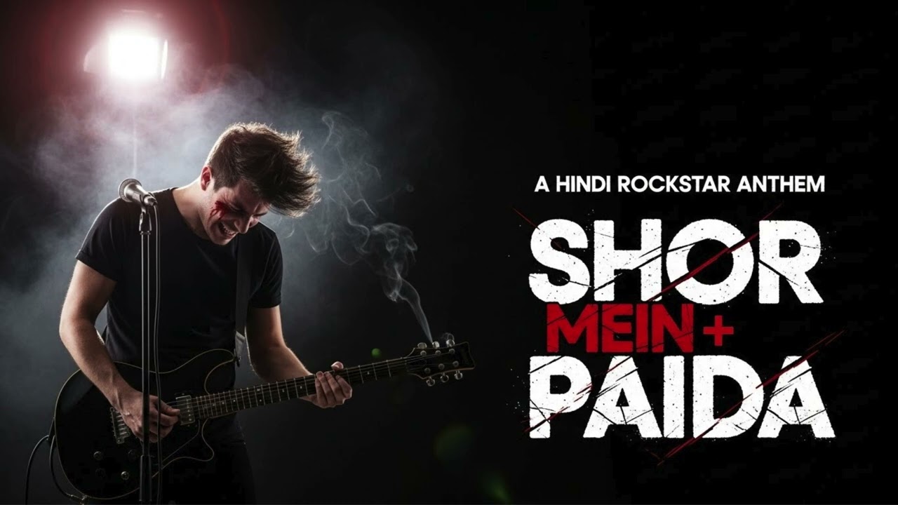 Born in Noise | Hindi Rock Anthem 2026 | Official Song |A Rockstar Is Never Silent | Hindi Rock Song