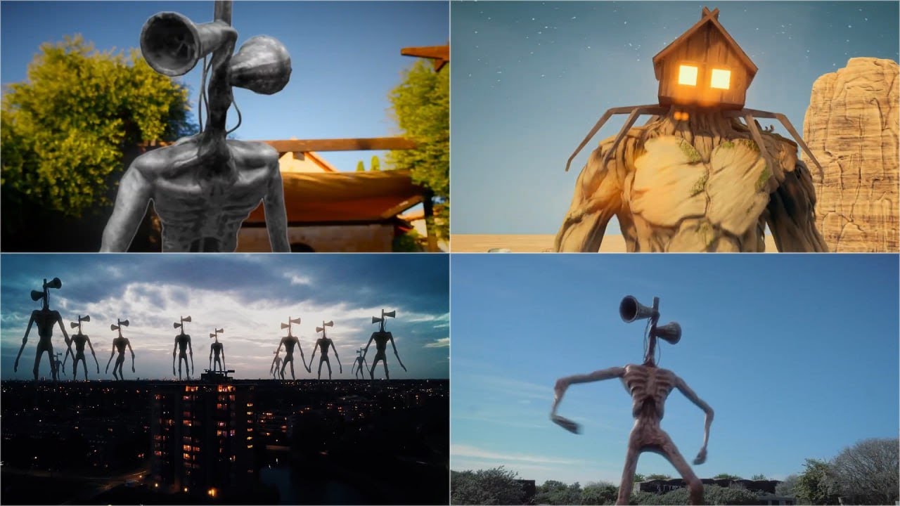 Siren Head  Vs House head– Coffin Dance Song Battle🎵 