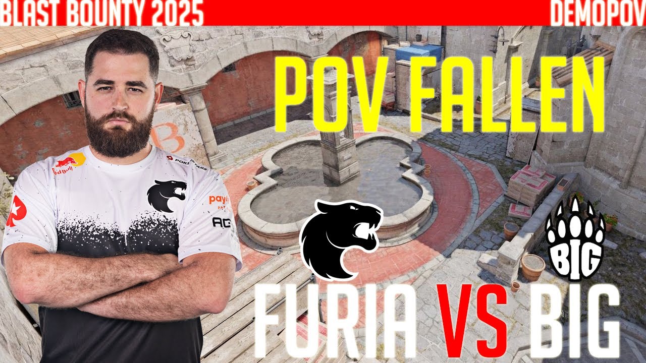 POV: FalleN / Inferno / FURIA vs BIG / Blast Bounty 2025 / CS2 DEMO