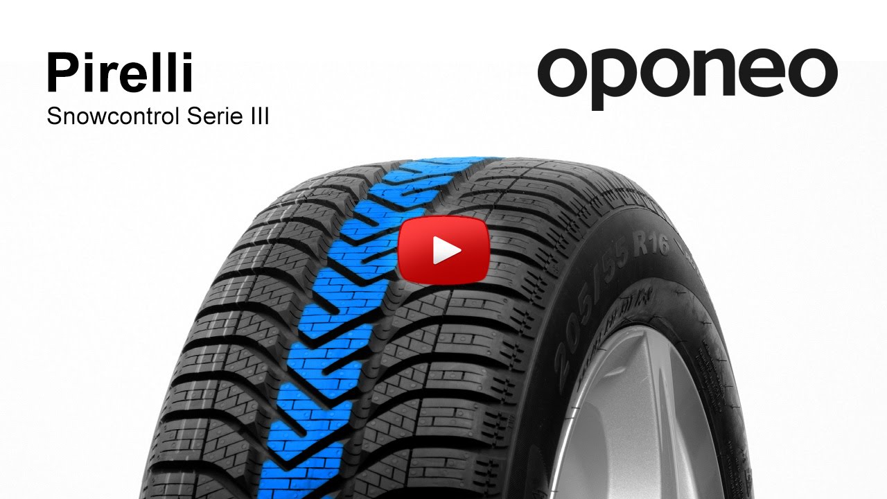 Pneumatico Pirelli SnowControl Serie III ● Pneumatici Invernali ● Oponeo™