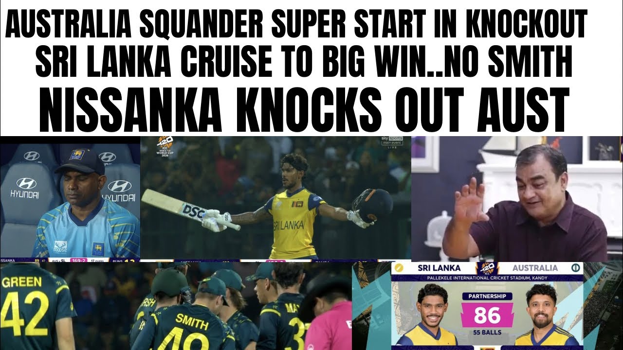 Waheed Khan ki Saaf Seedhi Baat is live! NISSANKA SAVAGES AUST..AUSSIES ON VERGE OF ELIMINATION