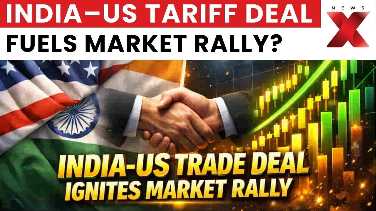 India Markets Surge: Nifty +750, Sensex +2,400 After India&ndash;US Trade Deal | NewsX