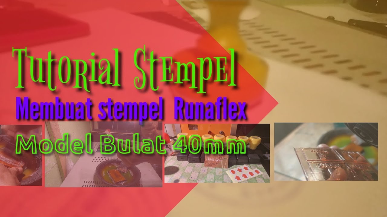 Ternyata segampang ini ..... Melihat cara membuat stempel kayu bulat