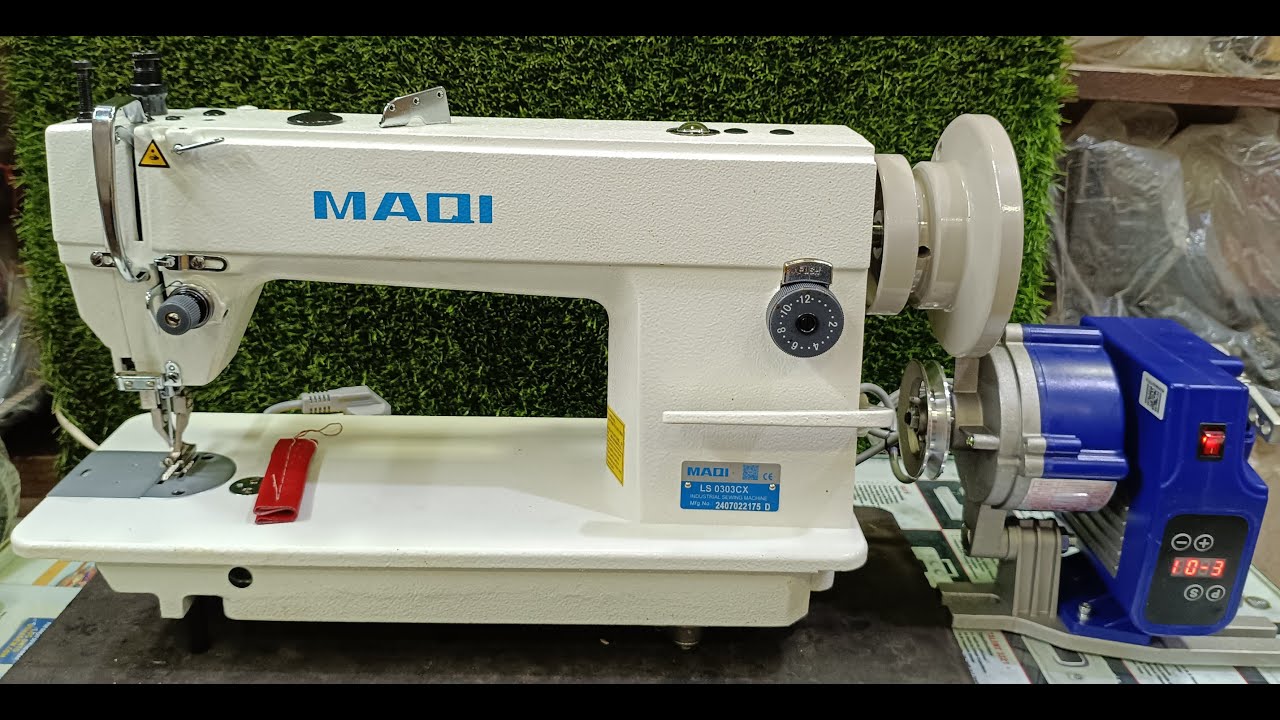 Maqi 303 walking foot (double boot/double feeding) industrial sewing machine