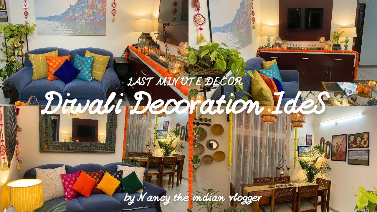 Last Minute Diwali Decoration idea 🪔|| Festival Ready Home || Diwali Décor 2024 || Diwali decoration