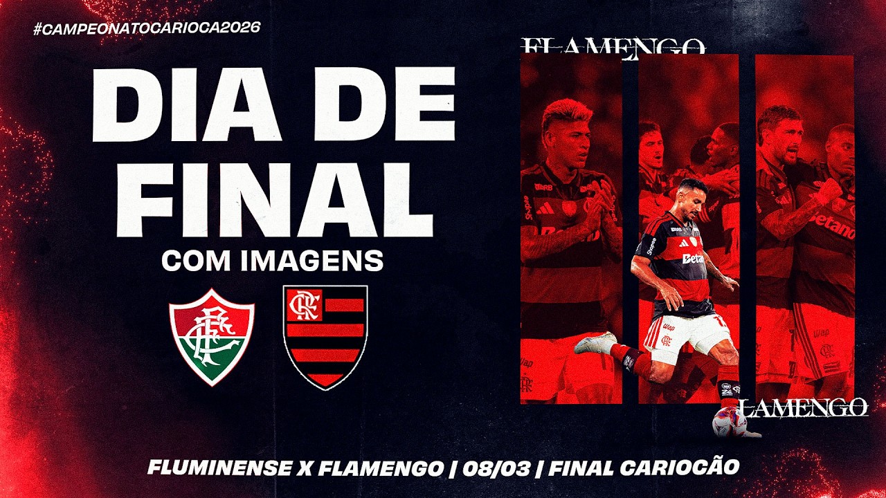 🔴 AO VIVO:  FLUMINENSE x FLAMENGO | COM IMAGENS PARA FORA DO BRASIL | CARIOC&Atilde;O | FINAL (08/03/26)