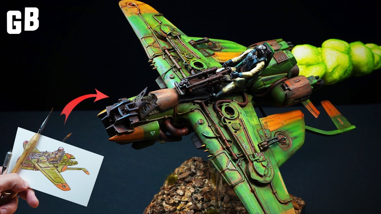 “Reloaded” Kitbashing my first plane for Beyond the Blight