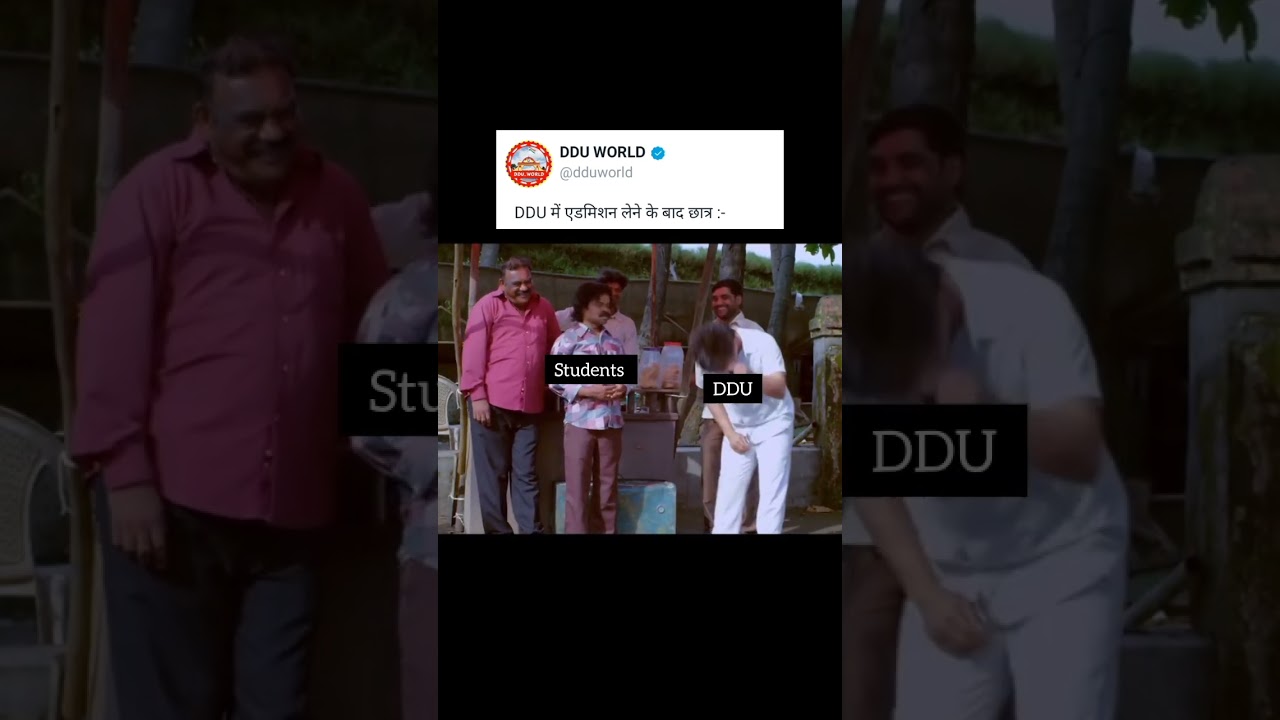 Students after taking admission in DDU 😂 #ddu #dduworld #ddugkp #gorakhpur #gkp #up #students #un...