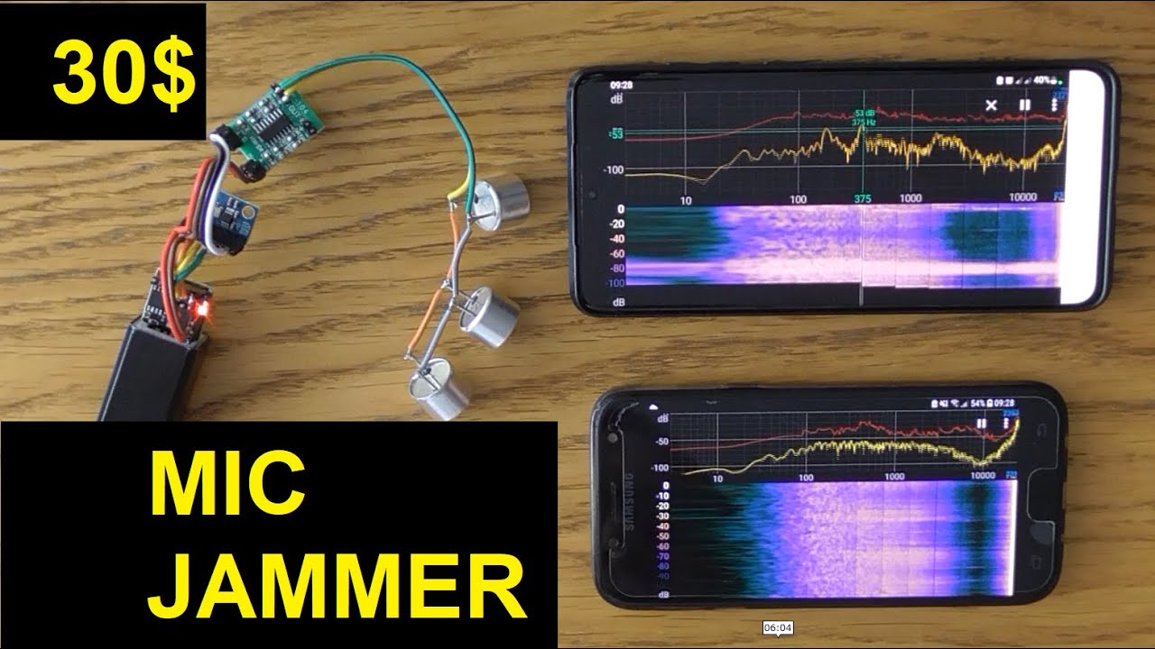 Simplest, cheapest, effective DIY ARDUINO ultrasonic Microphone Jammer / DIY ultrasound Audio Jammer