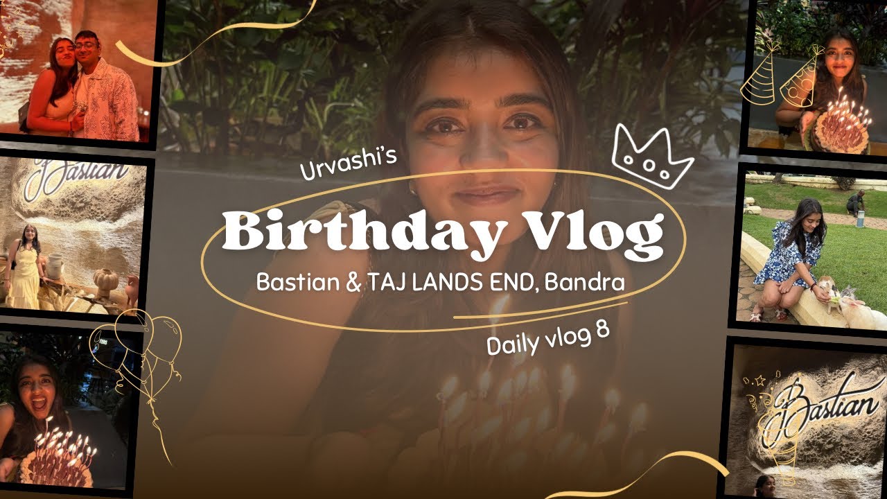 Surprise Birthday Staycation At TAJ 🥳🍰 | Bastian Dinner | Pehla birthday after shaadi🫶🏻🧿✨