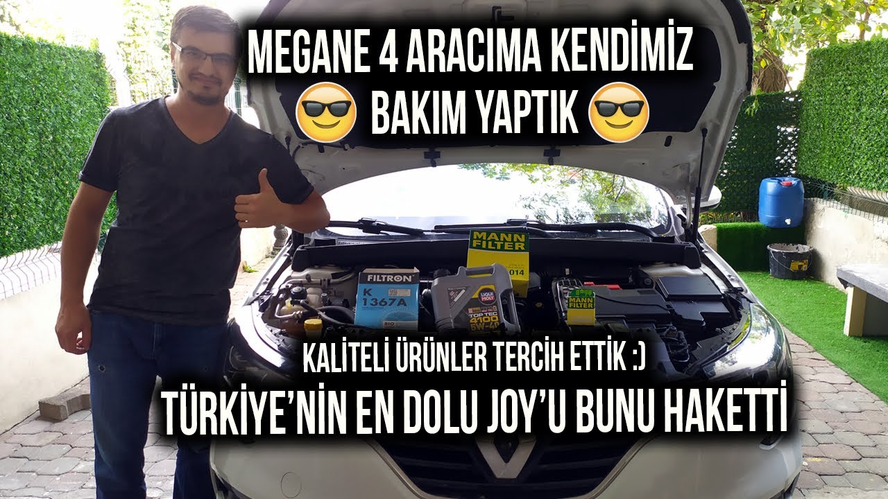 Megane 4 1.6 Joy aracıma bakım yaptık. Güzel bir video oldu :)