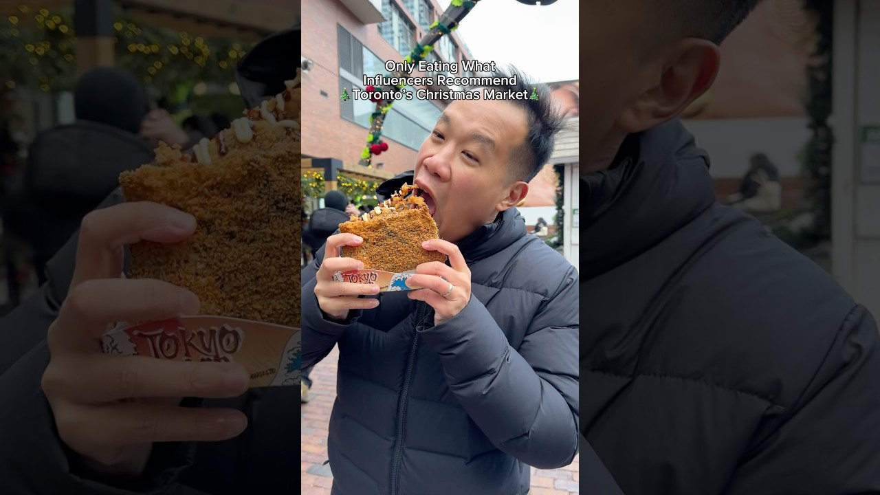 Only Eating Influencer Recommended Food At Toronto&rsquo;s Christmas Market