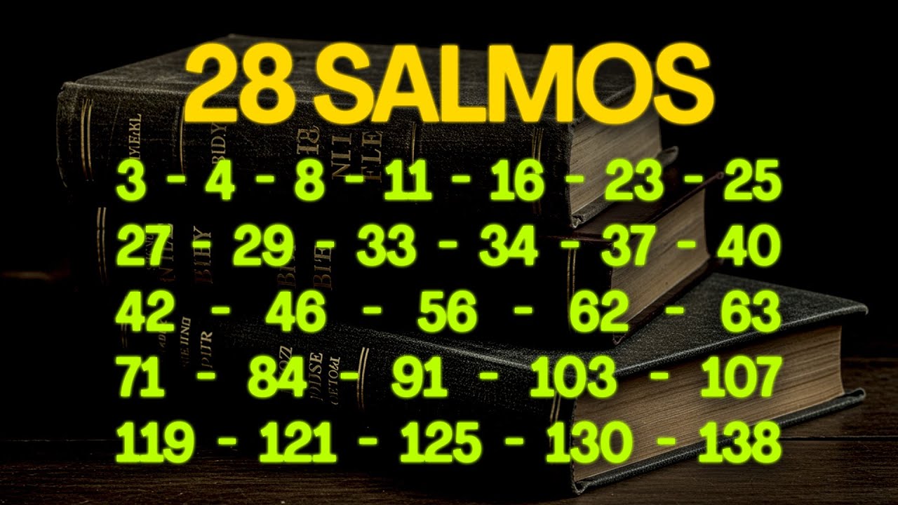 💙 28 Salmos Essenciais: Encontre Paz e For&ccedil;a na Palavra de Deus