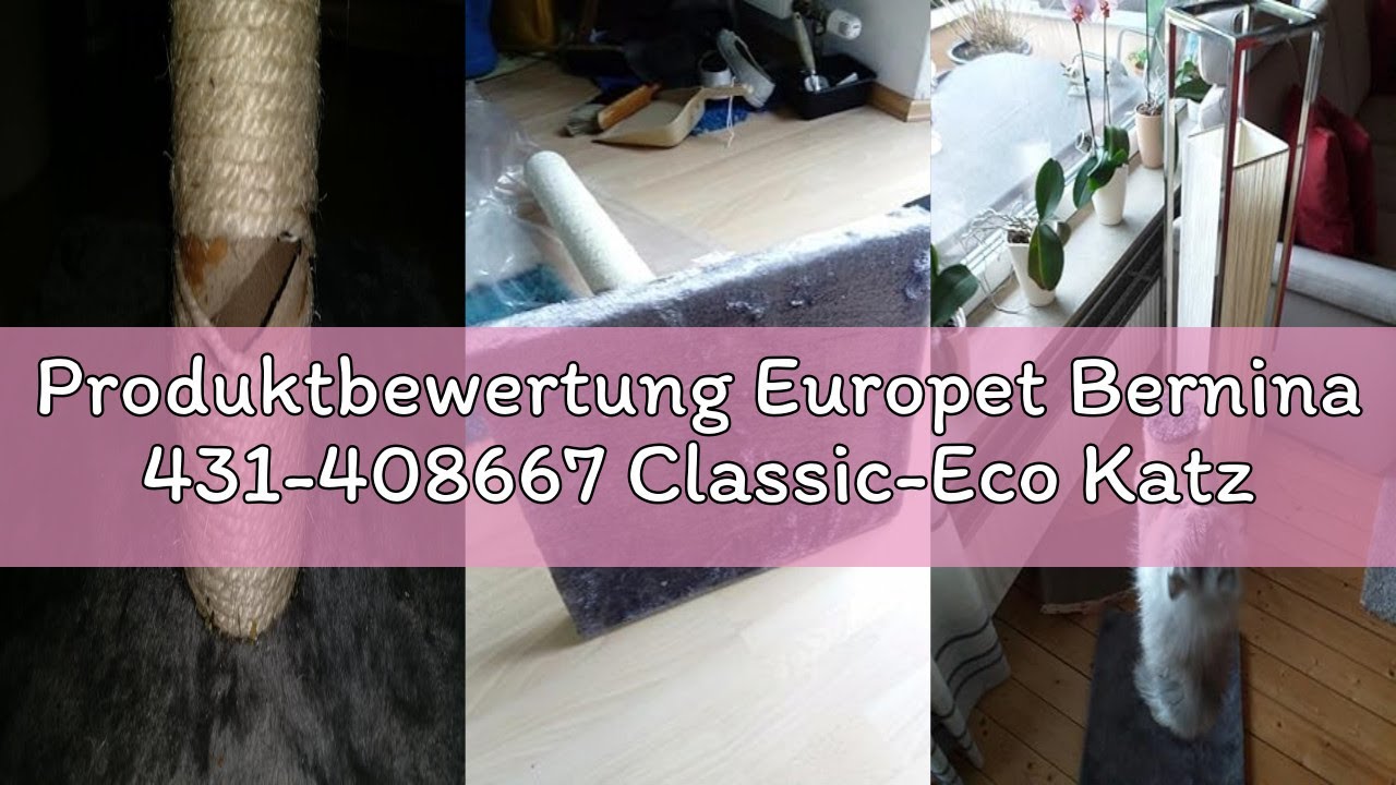 Produktbewertung Europet Bernina 431-408667 Classic-Eco Katzenkratzbaum Highpost, 40 x 40 x 90 cm, F