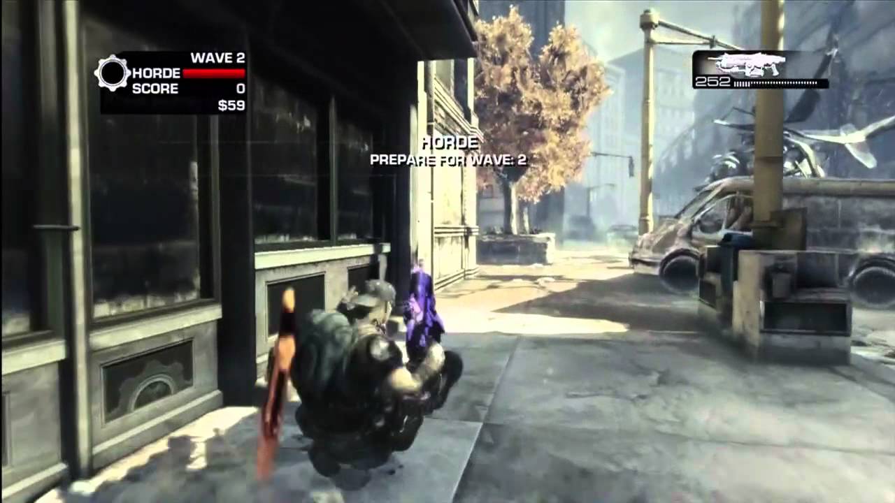 GEARS OF WAR 3 HACHA ELEMENTAL HIELO MAPA RAVEN ABATIDO
