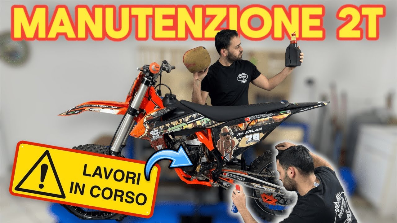 FACCIO TUTTA LA MANUTENZIONE AL KTM SX 125 2T 🤩🚀