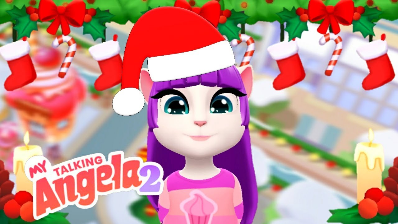 Marry Christmas 🎁🎄💰 My Talking Angela 2 Android,iOS Gameplay