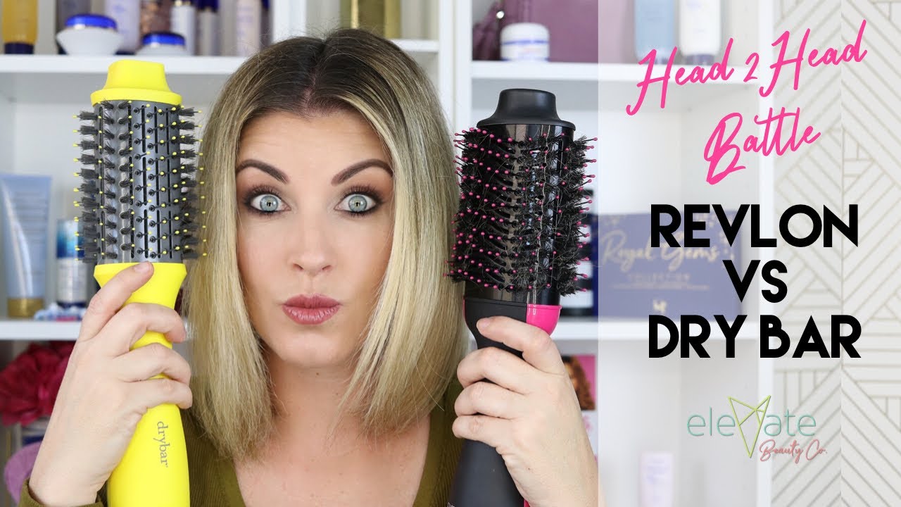 DRYBAR DOUBLE SHOT против REVLON VOLUMIZER 🌟 Фен-щетка (демонстрационный ролик | первое впечатление)