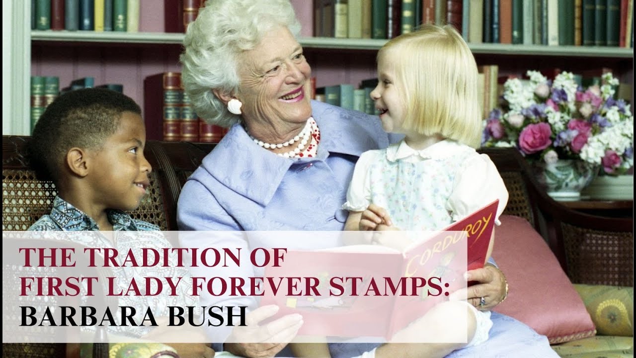 The White House 1600 Sessions: The Tradition of First Lady Forever Stamps: Barbara Bush