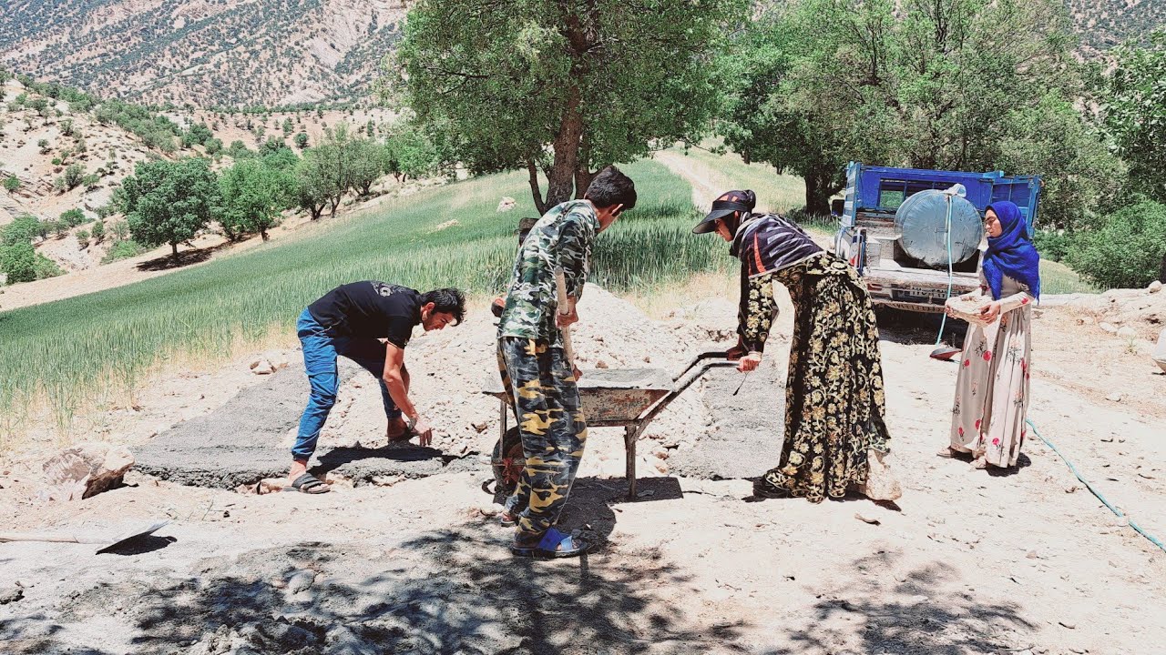 Farm House Foundation with Stone: Nomad Life