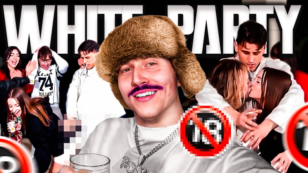 🇪🇸🚔CACCIATI dalla POLIZIA! | WHITE PARTY ad IBIZA con Il Rosso,Boro,Tanc,Martina,Piera ecc.