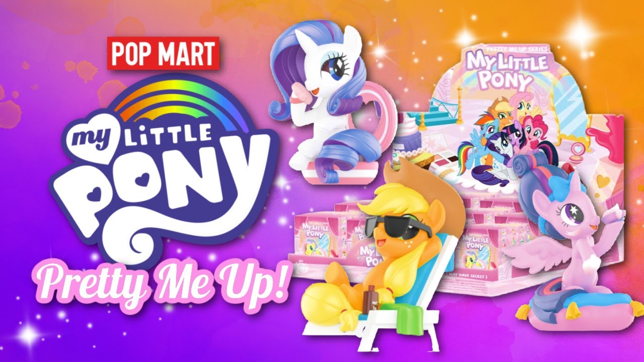 Unboxing a FULL CASE of POP MART MY LITTLE PONY*PRETTY ME UP SERIES Figurines! 🎠🛁💄