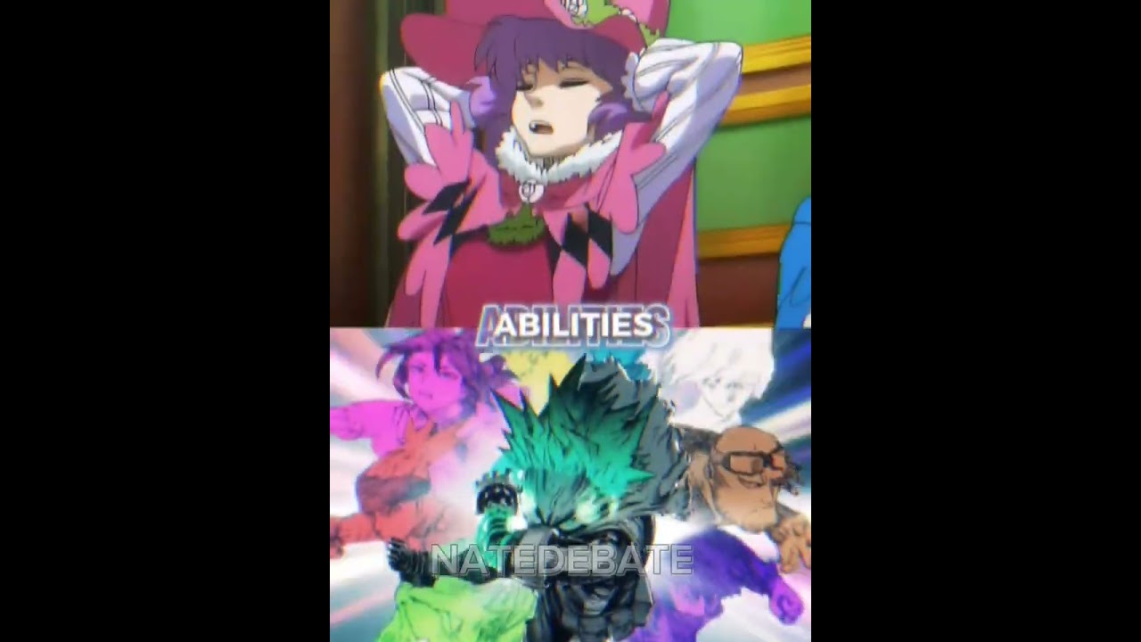 Deku (MHA) Vs Dorothy Unsworth (Black Clover) | #debate #anime #myheroacademia #blackclover