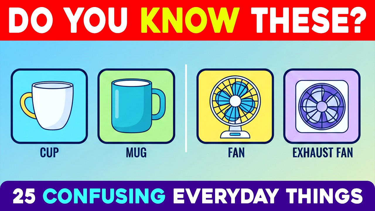 25 Confusing Everyday Things | Do You Know These?