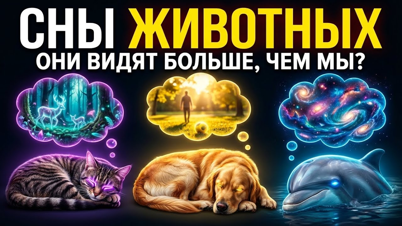 Сны животных – как и о чем мечтают кошки, собаки и дельфины. #истории #сон #факты