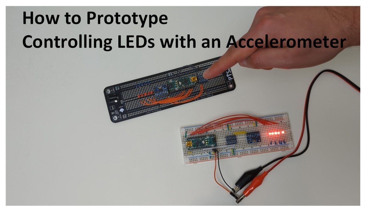 How To Prototype: Controlling LEDs with an Accelerometer