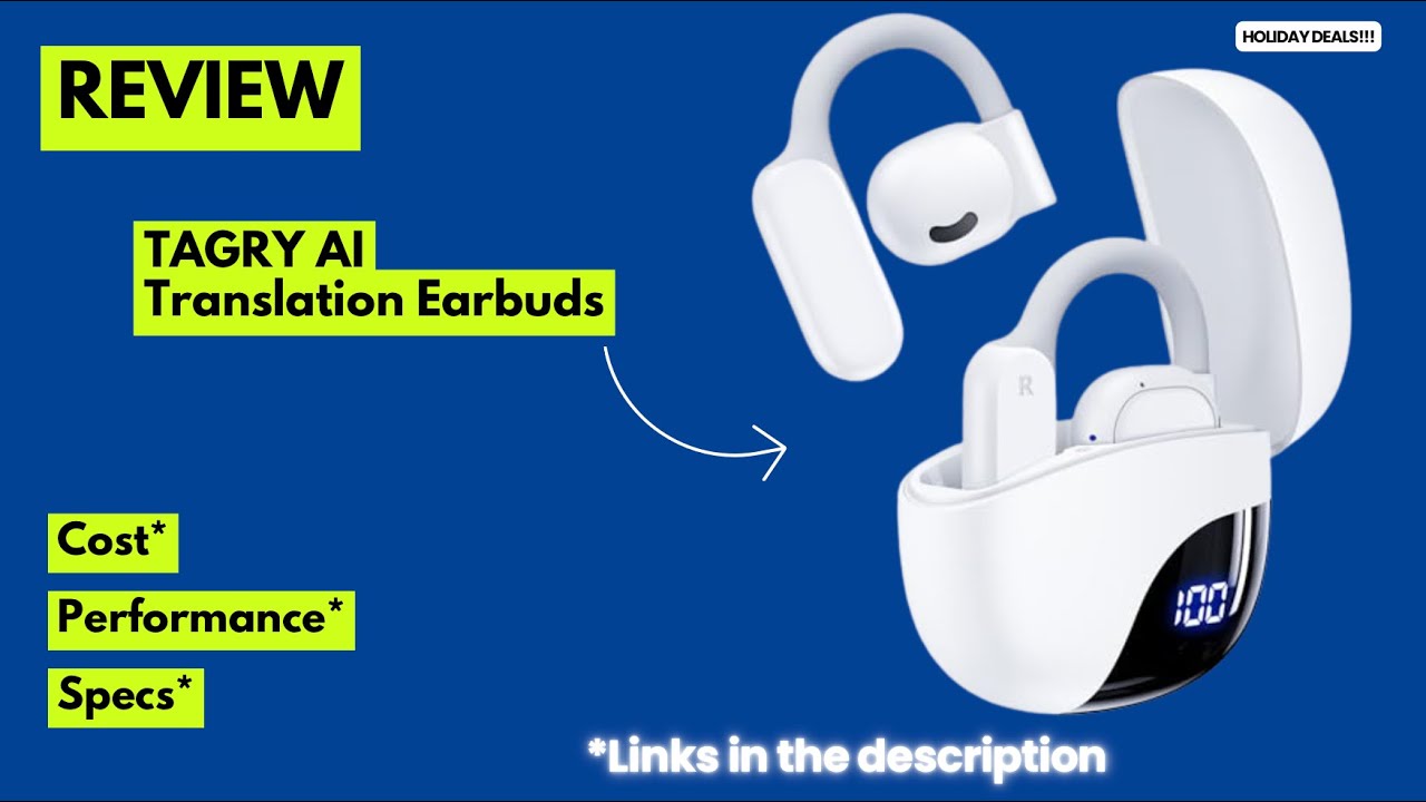 Обзор наушников TAGRY AI Translation Earbuds 2026 | Переводчик в реальном времени на 164 языка + ...