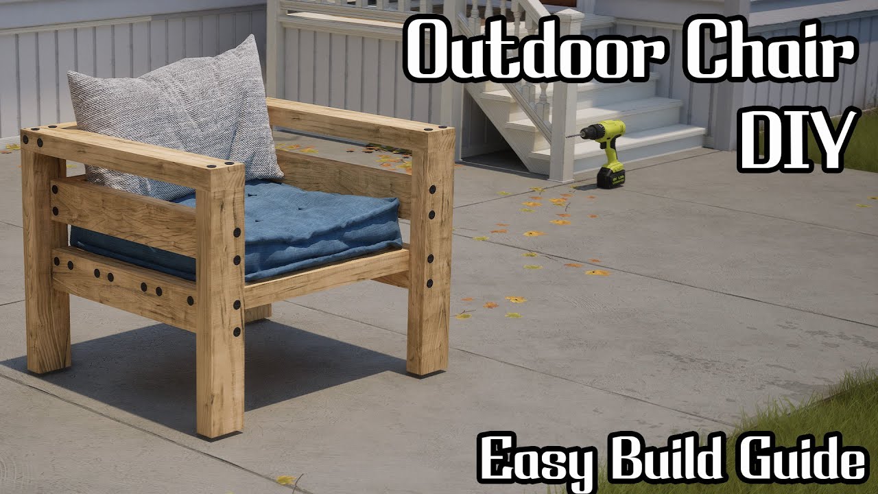Уличный стул своими руками за 30$ | Простой проект