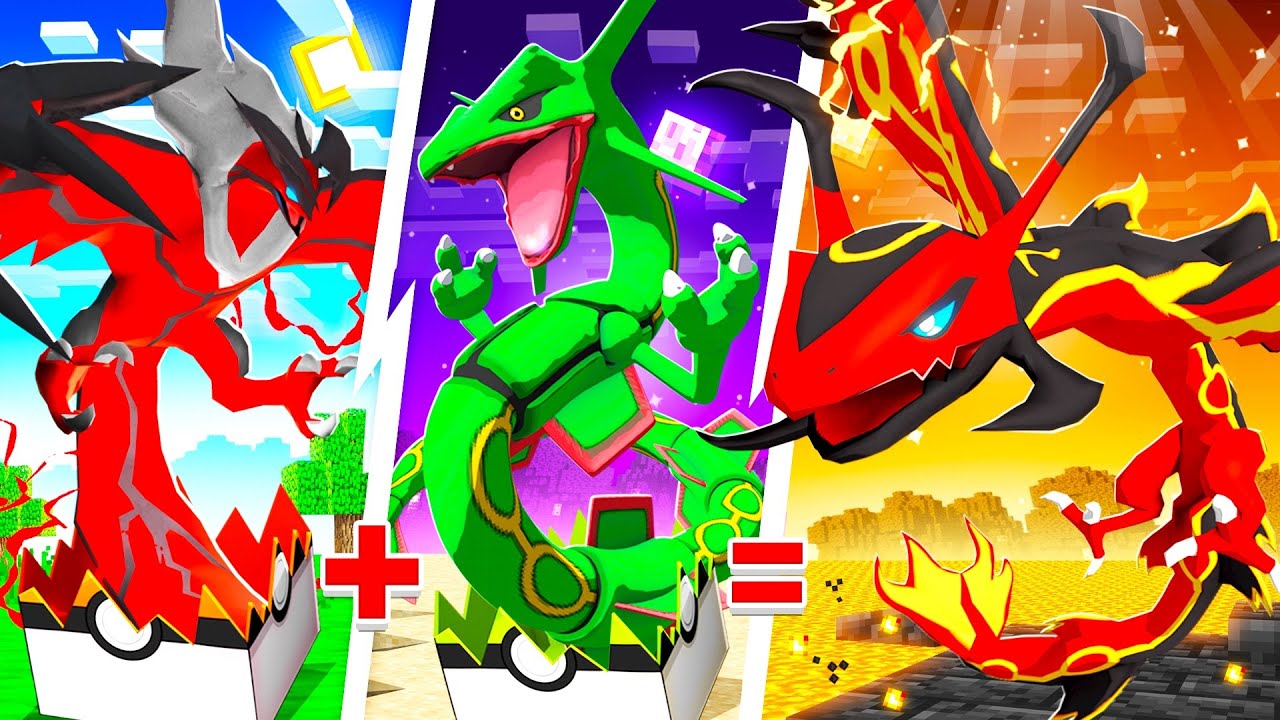 OPENING PIXELMON LUCKY BLOCKS Then FUSING THE POKEMON In MINECRAFT!