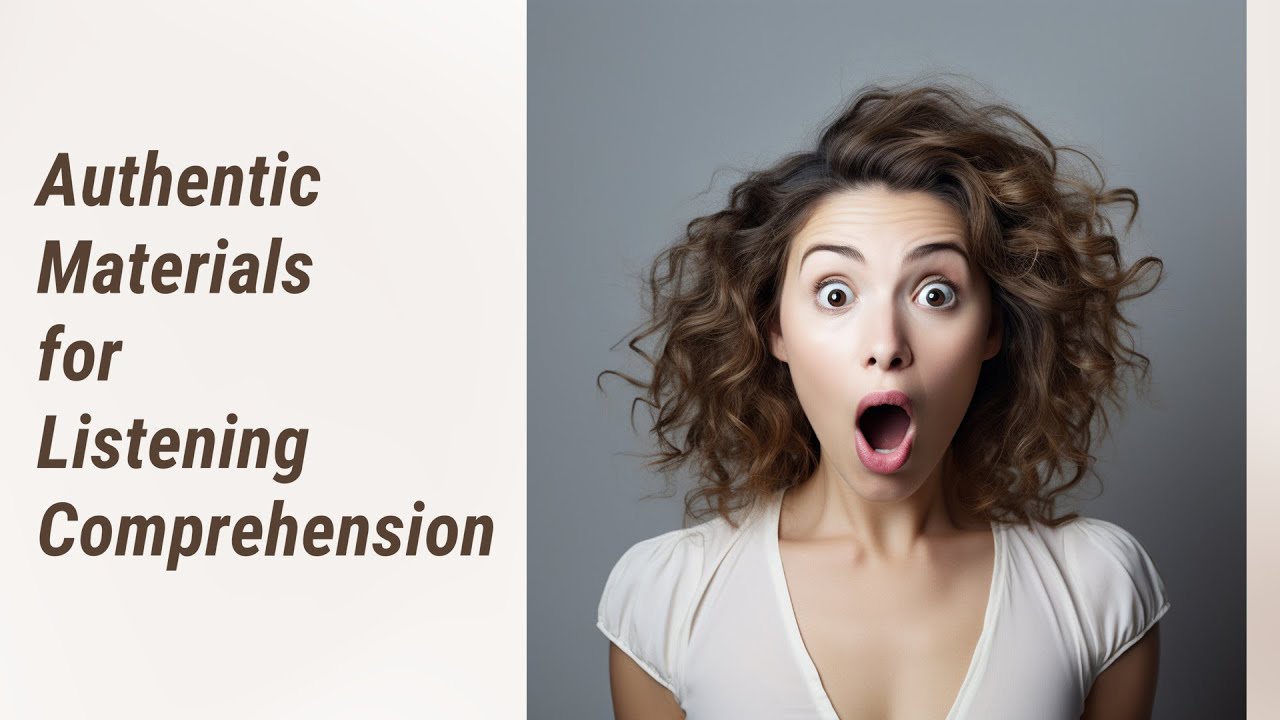 Master Your English: Authentic Materials for Listening Comprehension