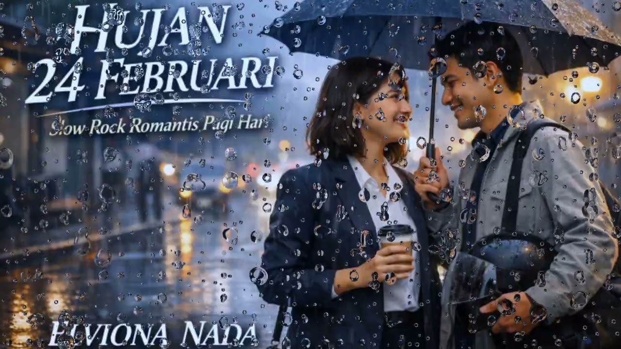 HUJAN 24 FEBRUARI 🌧️ Slow Rock Romantis Pagi Hari Paling Menyentuh | Elviona Nada