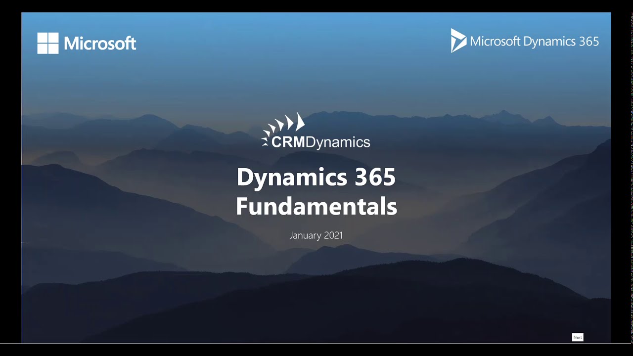 Microsoft Dynamics CRM 2021 Back to Basics – The Fundamentals of CRM (19:50)