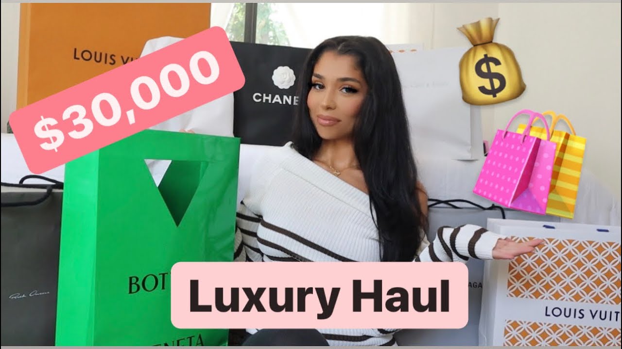 $30,000 LUXURY UNBOXING HAUL | unboxing my first chanel !!