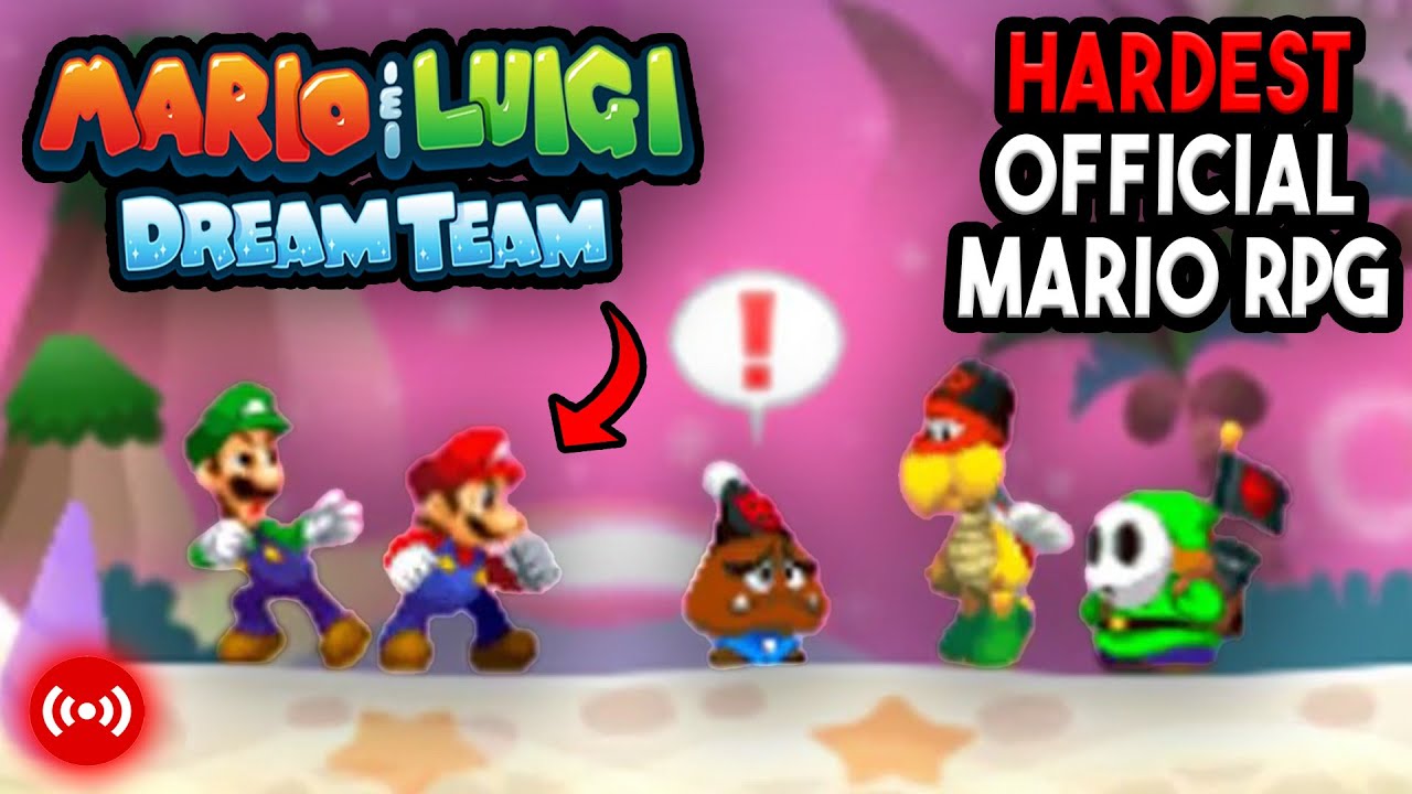🔴 Mario & Luigi Dream Team but its HARD 😳 🔴