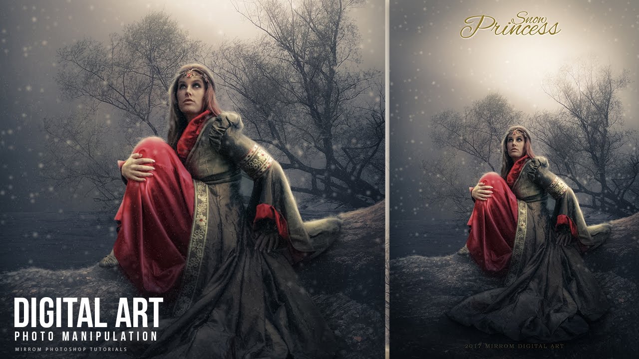 Make a Photo Manipulation With Snow Effect In Photoshop CC