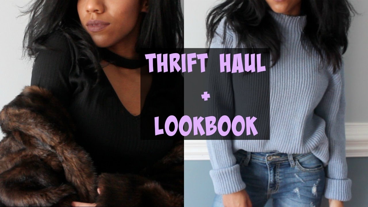 December 2016 Thrift Haul + Lookbook