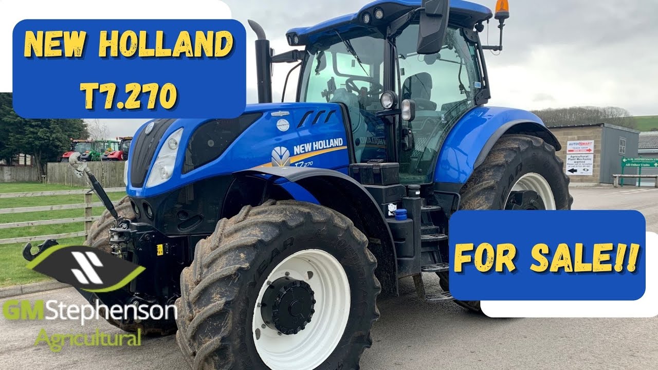 New Holland T7.270 tractor for sale!