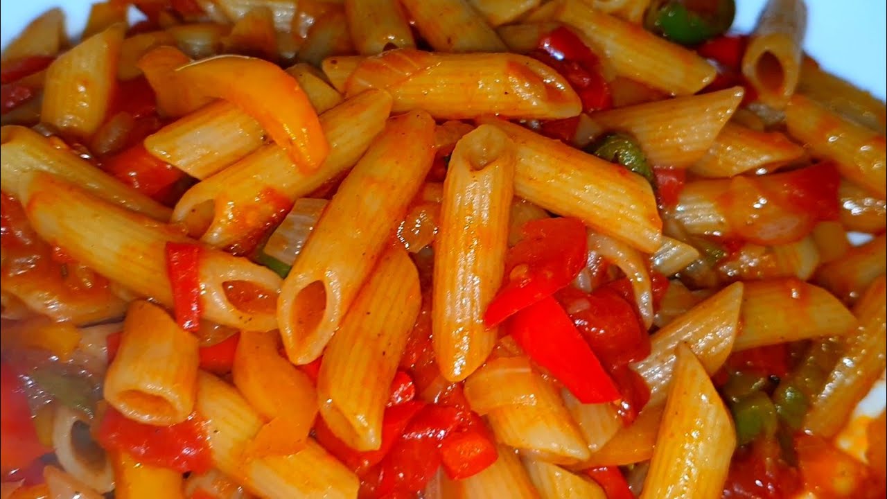 أسرع مكرونه هاتعمليها فى دقائق وعمر المكرونه ماهاتعجن منك😋
