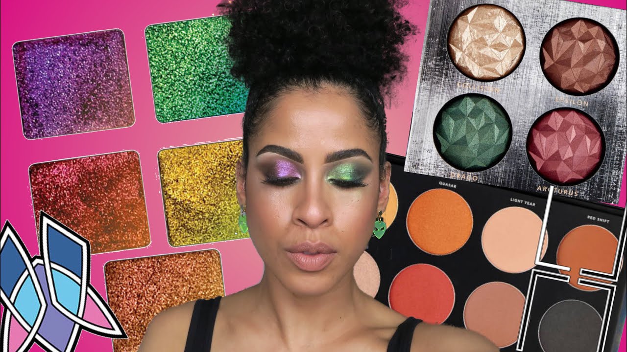 INDIE MAKEUP HAUL - Clionadh + Linda Hallberg | Multichrome Demo + Review | kinkysweat