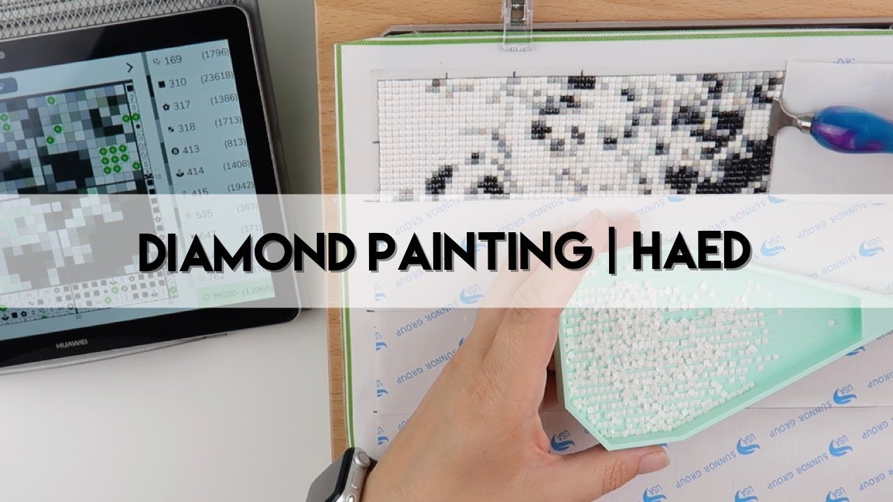 Diamond Painting WIP & Waffle | HAED 'Mini' Project