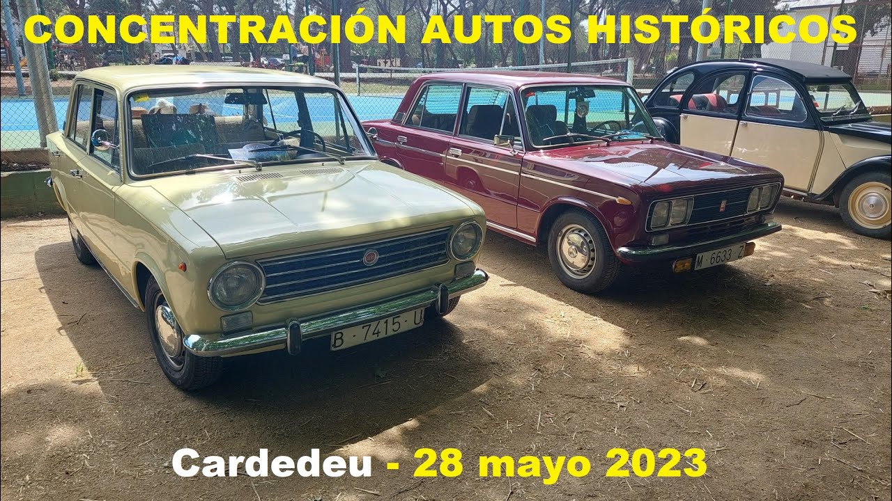 Concentración coches clásicos Cardedeu. Voitures classiques 28-5-2023