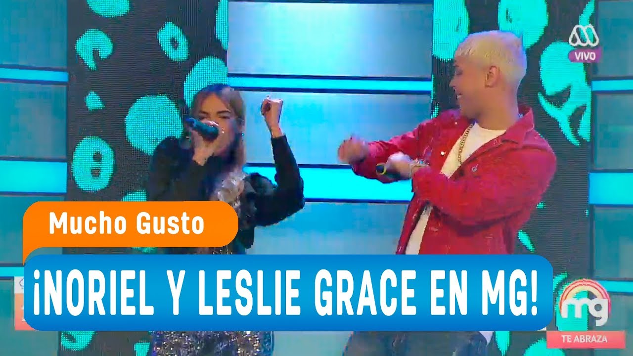 &iexcl;Noriel y Leslie Grace cantan 'Duro y suave'! - Mucho gusto 2018